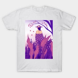 Love yourself and love nature purple version T-Shirt